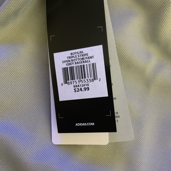 adidas boys baseball pants